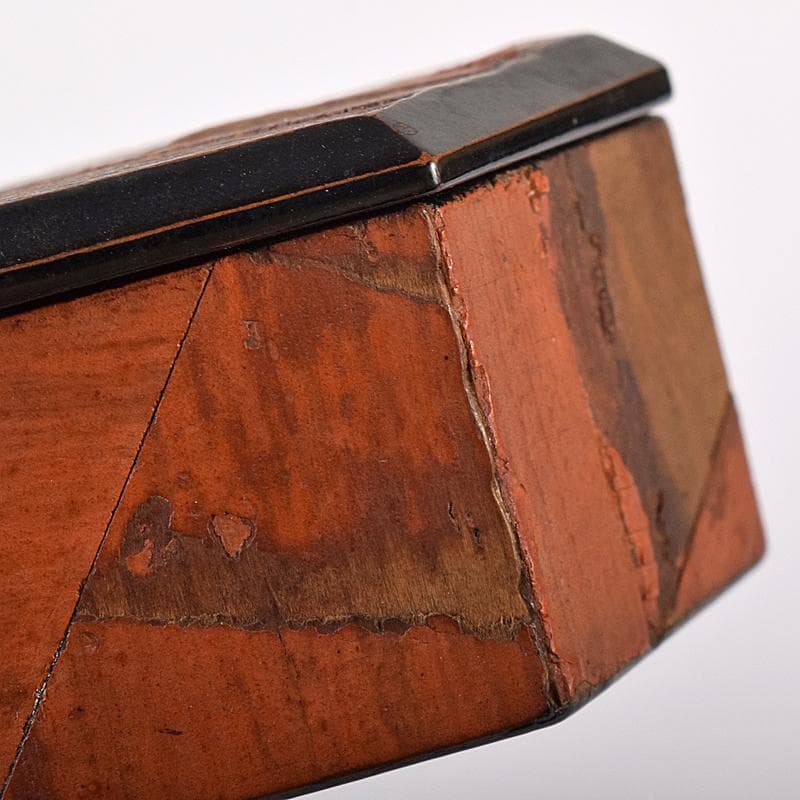 茶道具　熱田神宮古材　八角香合　書付箱　M　R8414