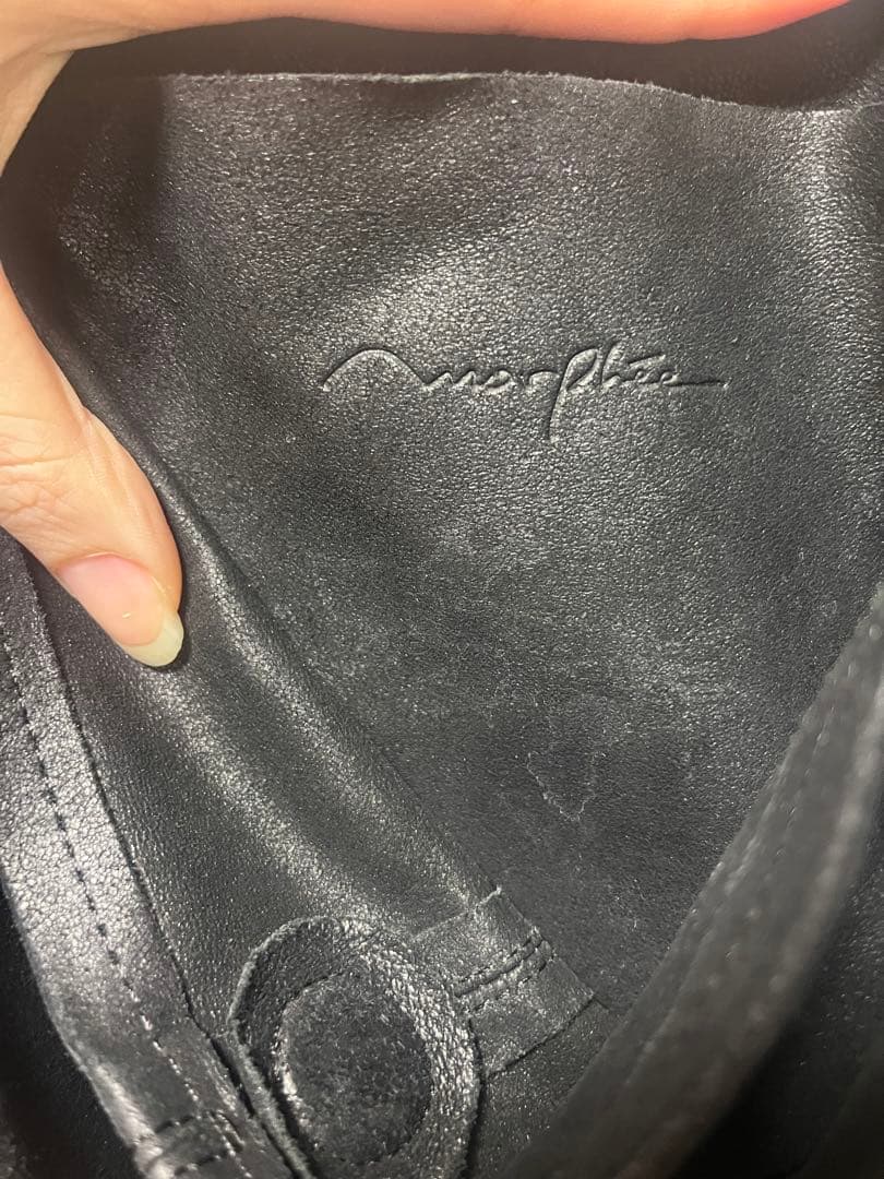 Morphee CYLINDER Bag L ブラックショルダーバッグ