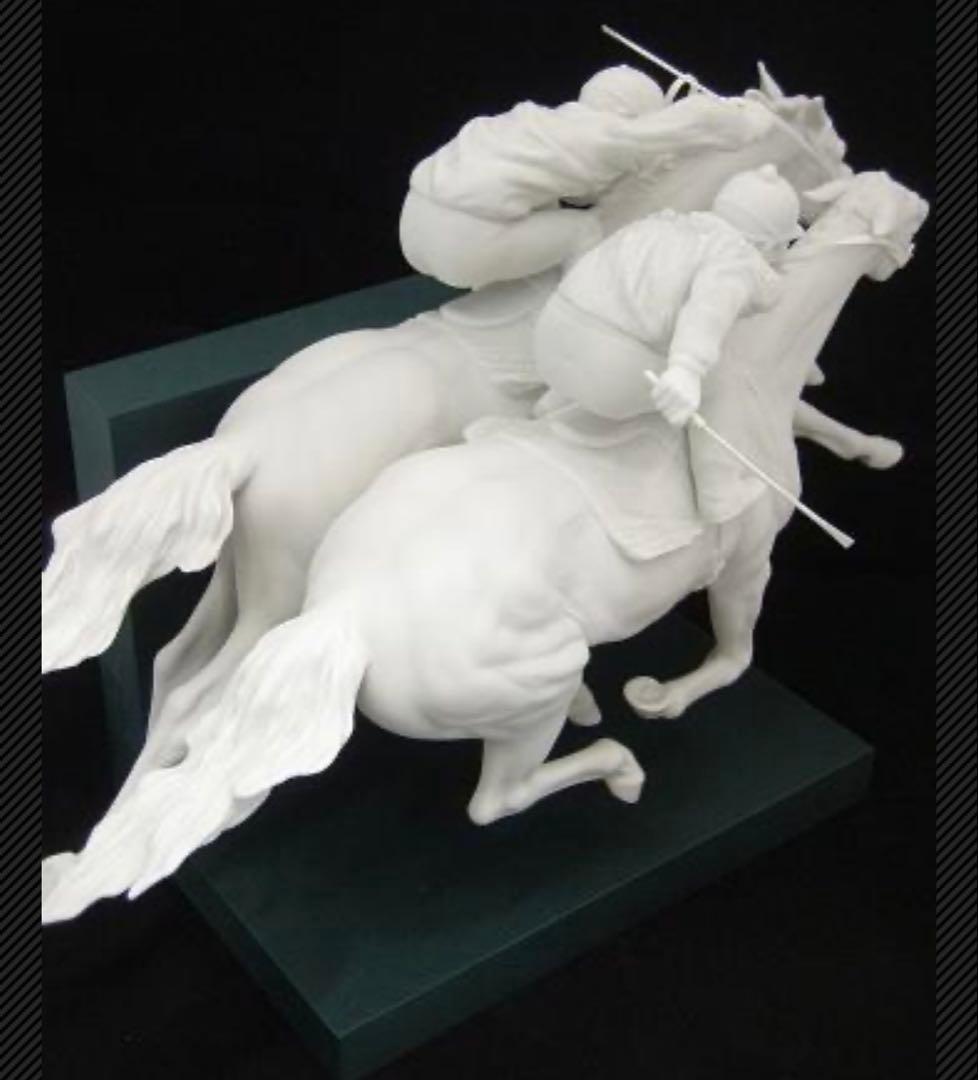 超プレミア品】リヤドロ ダービーの華 サラブレッド 競馬 置物