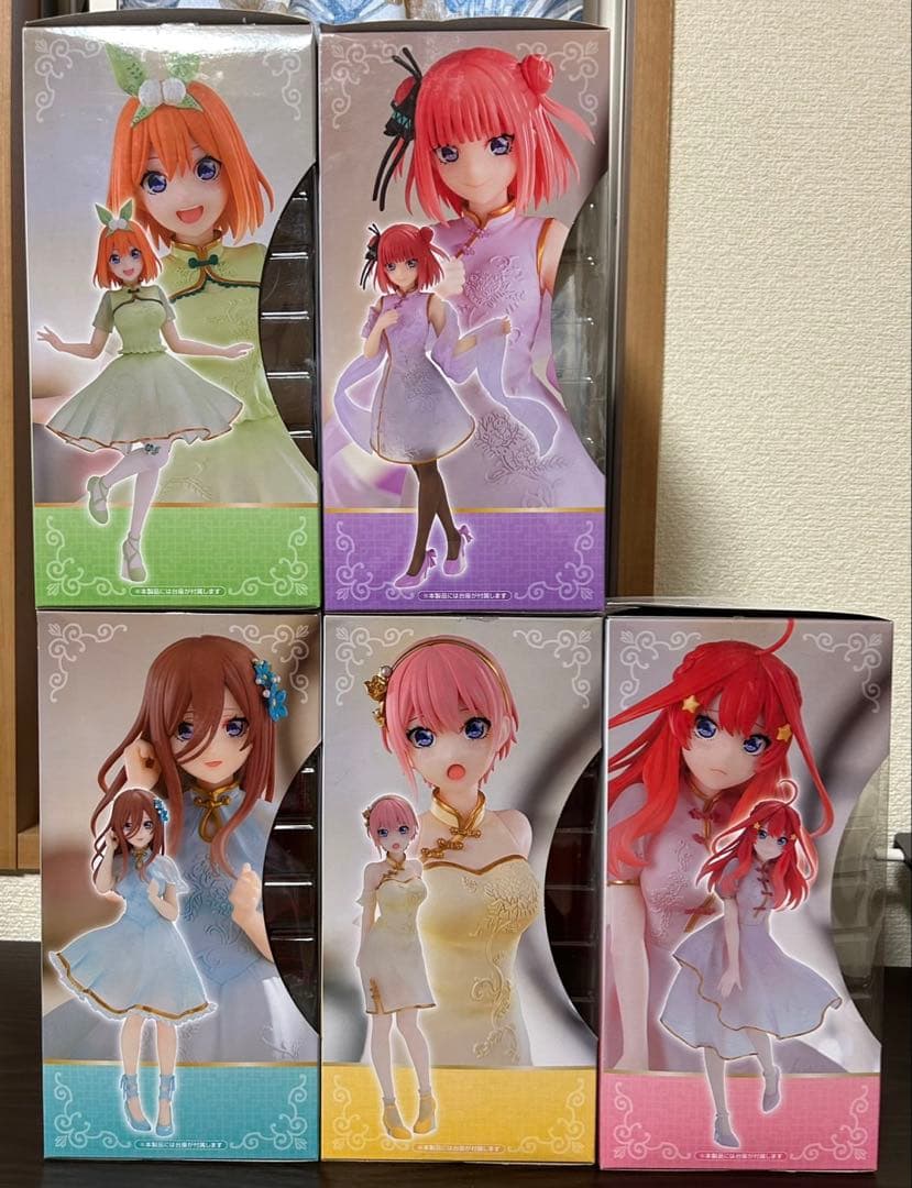 五等分の花嫁 China Princess フィギュア 5体セット 美品