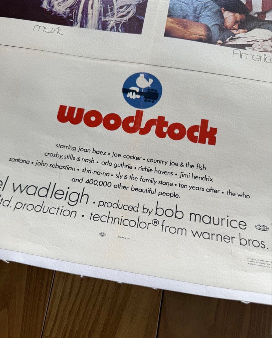 コレクション WOODSTOCK 1970s Vintage Movie Poster