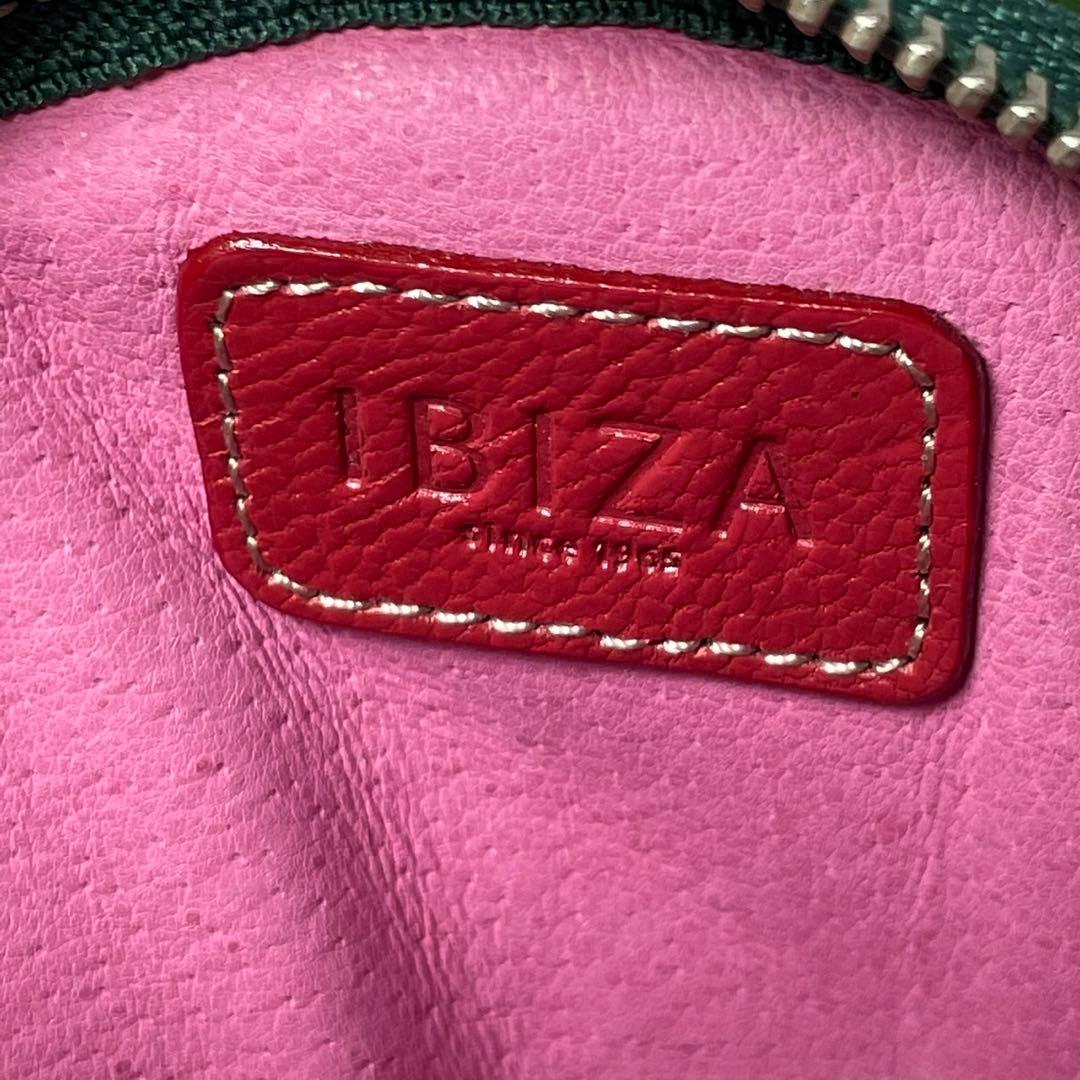 IBIZA イビサ　ポーチ　小銭入れ　スイカ　レザー　ケース　フルーツ