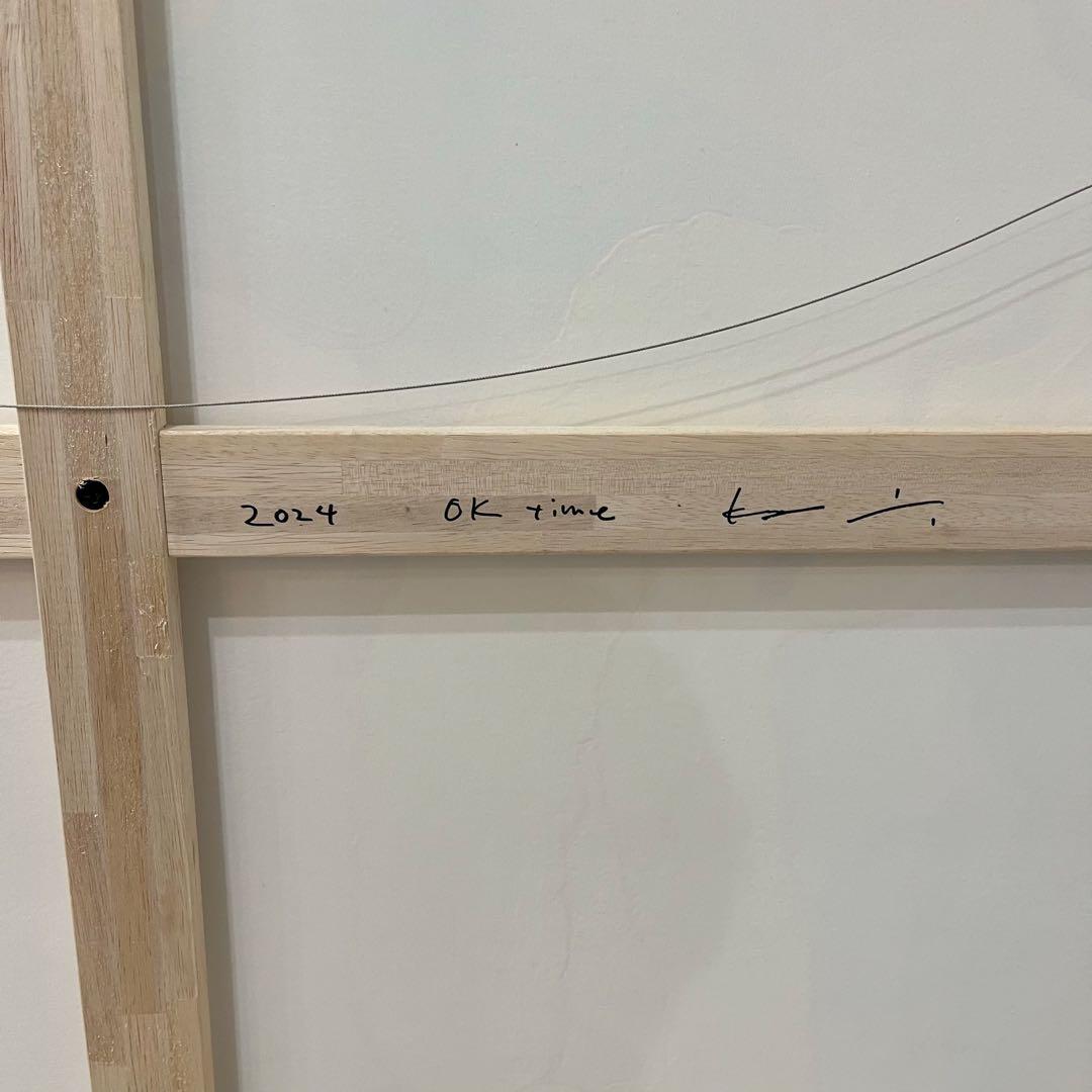 Kurry キャンバスアート「OK time」 (横100cm×縦80cm)