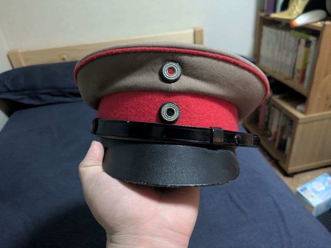 レア】ソ連軍/ロシア国境警備隊の将官用バイザーキャップ