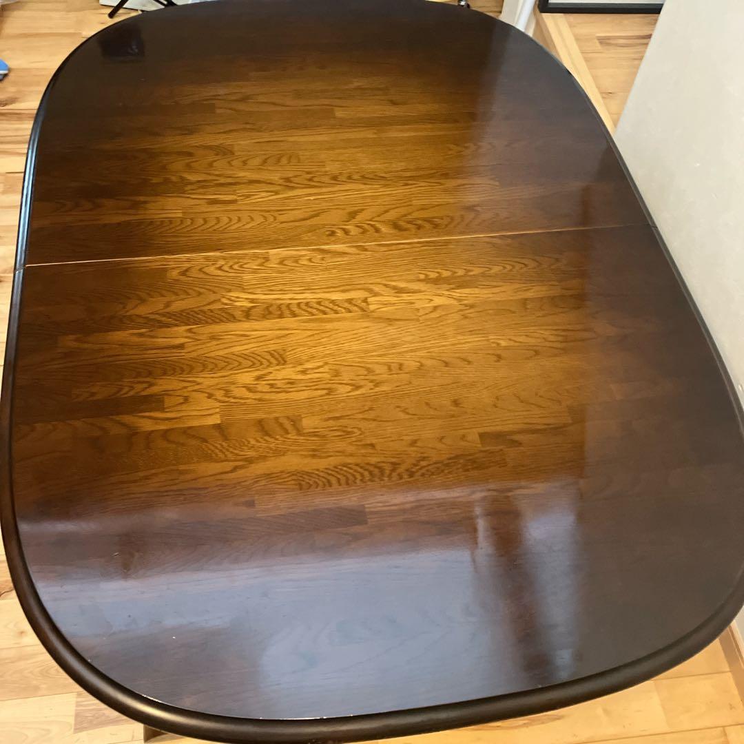 美品 飛騨産業 キツツキ HIDA エクステンション ダイニングテーブル 拡張