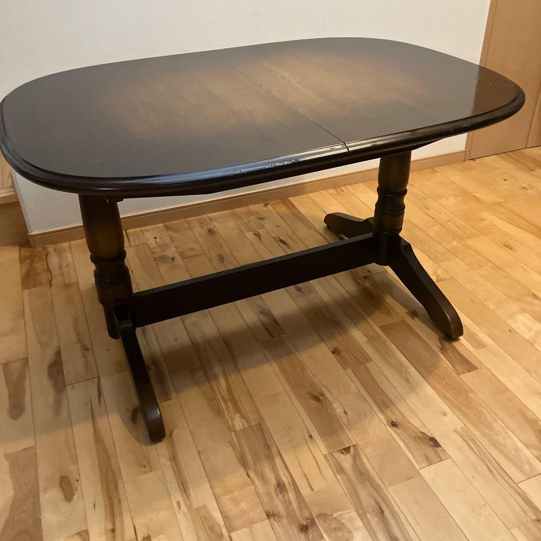 美品 飛騨産業 キツツキ HIDA エクステンション ダイニングテーブル 拡張