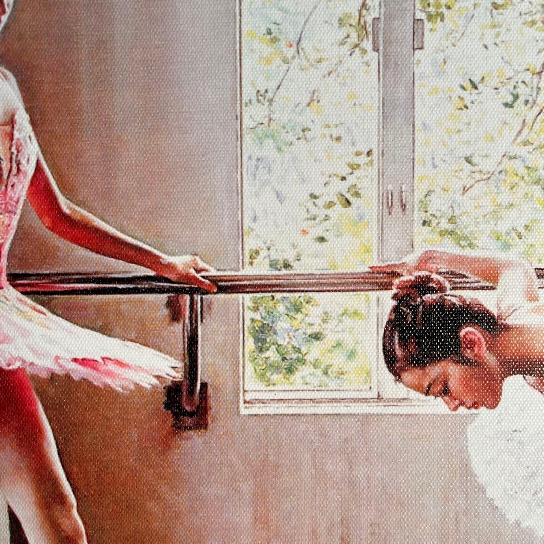 キャンバスプリントアートバレリーナ 絵画 額付き インテリア