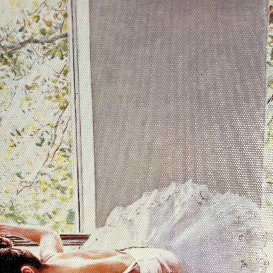 キャンバスプリントアートバレリーナ 絵画 額付き インテリア