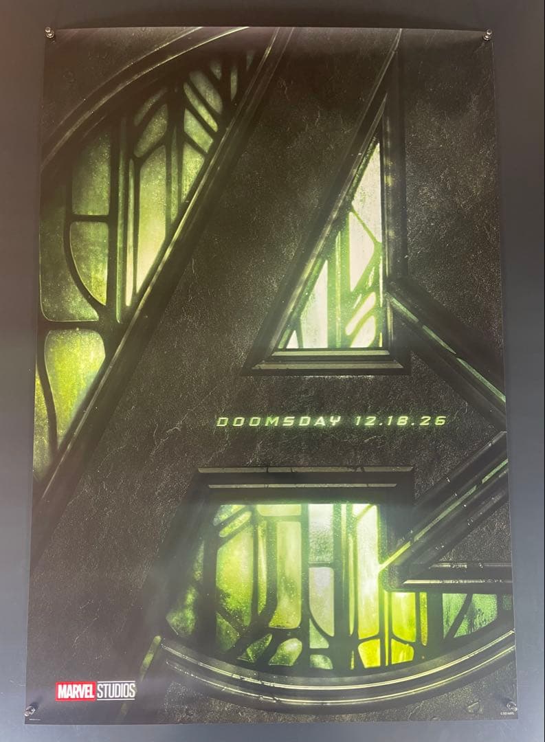 映画館用両面印刷ポスターUS版:アベンジャーズ/ドゥームズデイ マーベル