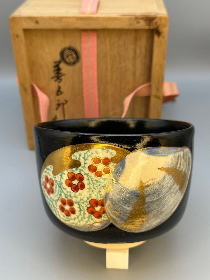 茶道具　茶碗　永楽善五郎　蛤絵 永楽善五郎 絵唐津写茶碗【愛知県あま市】 ｜骨董品買取 緑和堂