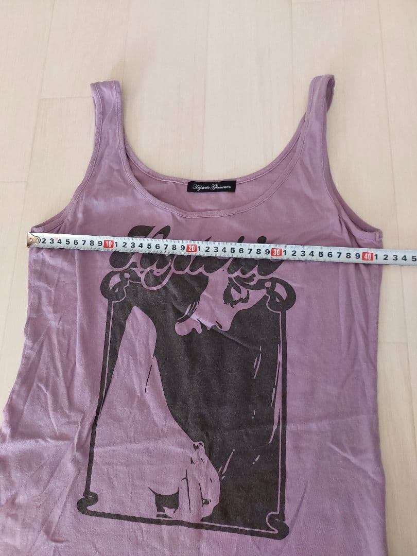 希少！ヒステリックグラマー紫ラベンダータンクトップ　ノースリーブ