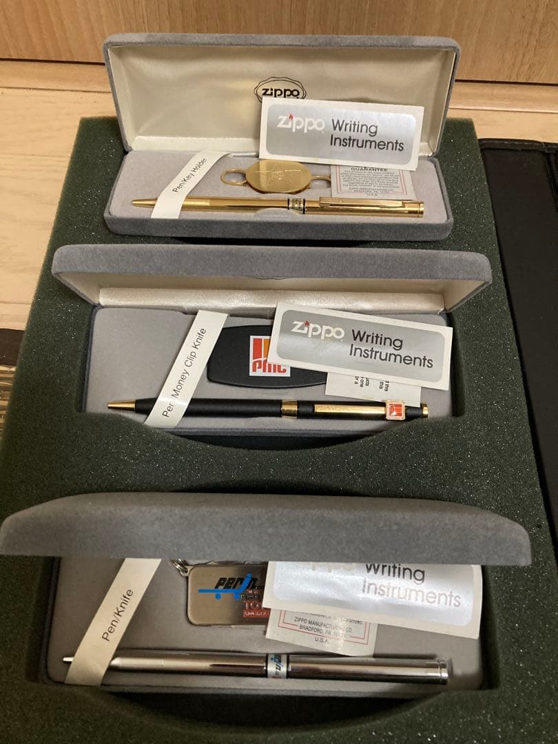 Zippo(ジッポー社）1997年製・セールスマンキット・ファイル・ボールペン