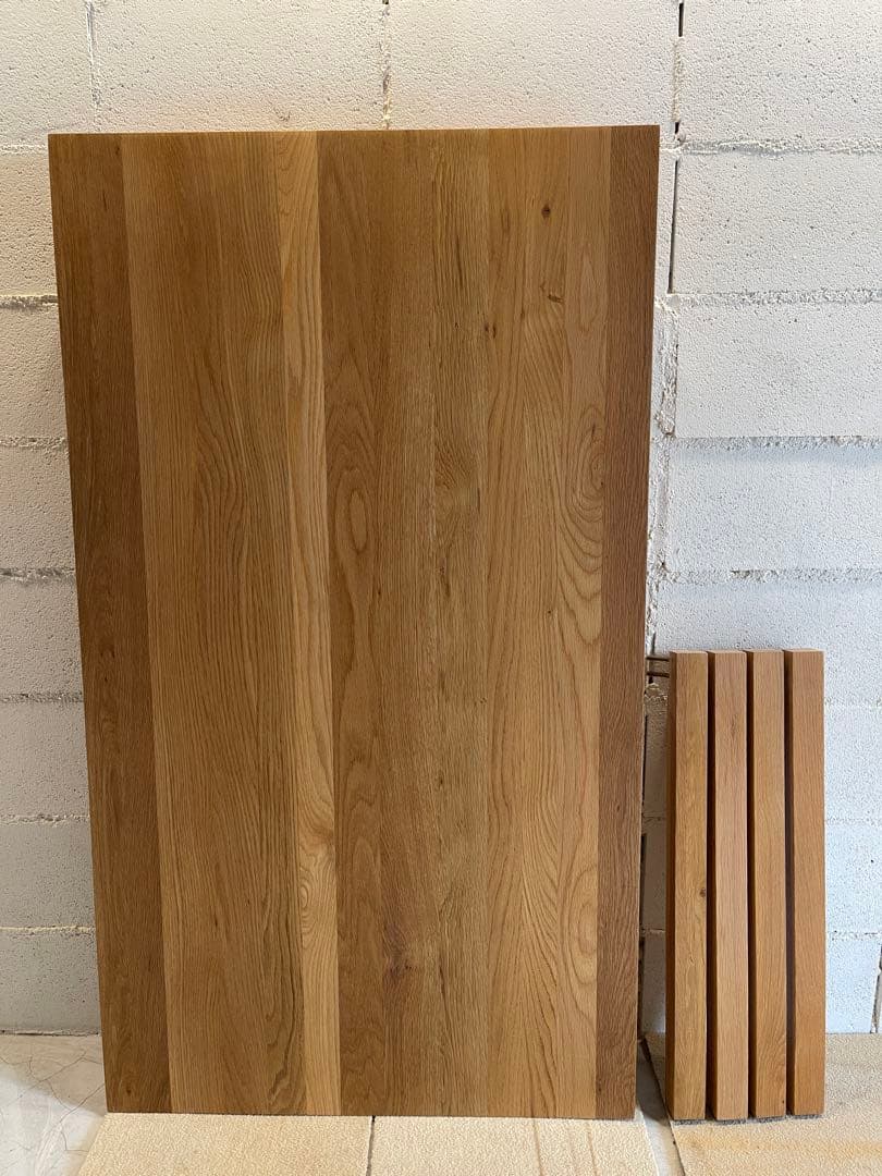 美品　MUJI 無印良品　ダイニングテーブル　オーク無垢材　北欧