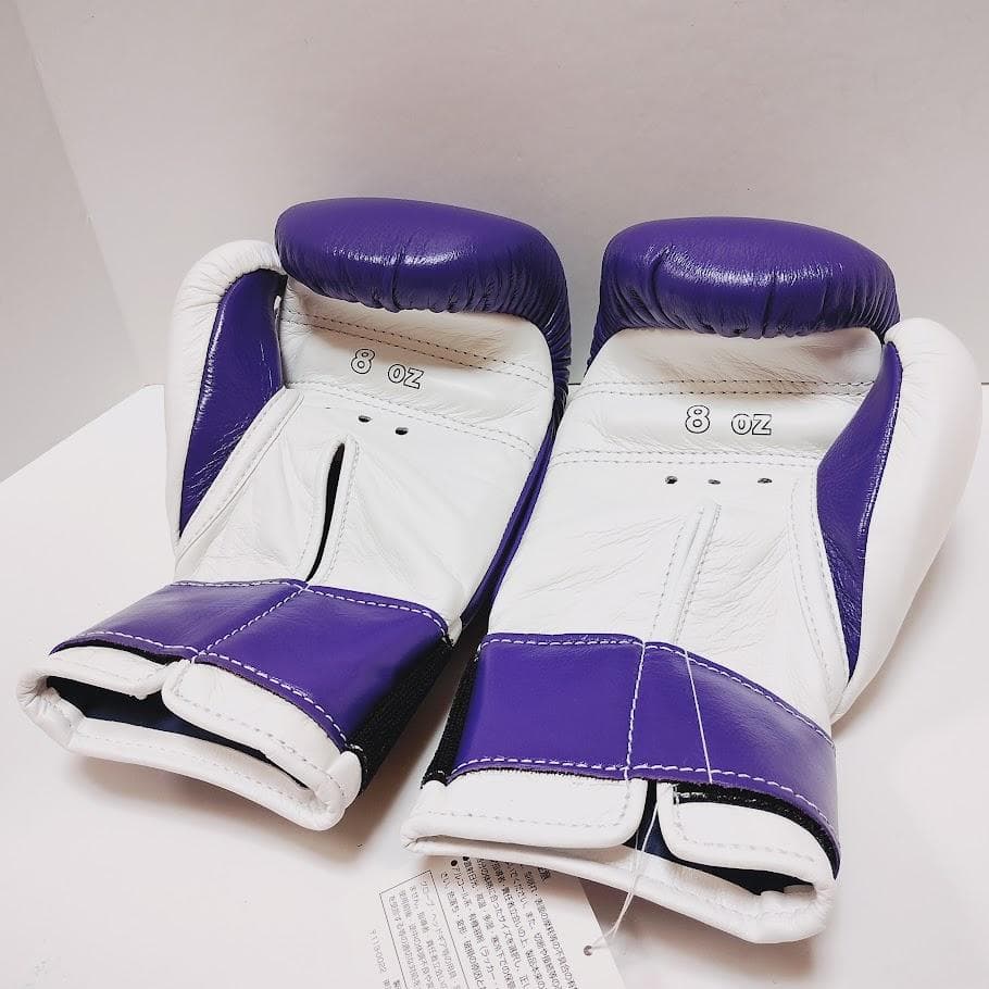 Winning ウイニング ボクシンググローブ 8oz 紫白 カラーオーダー