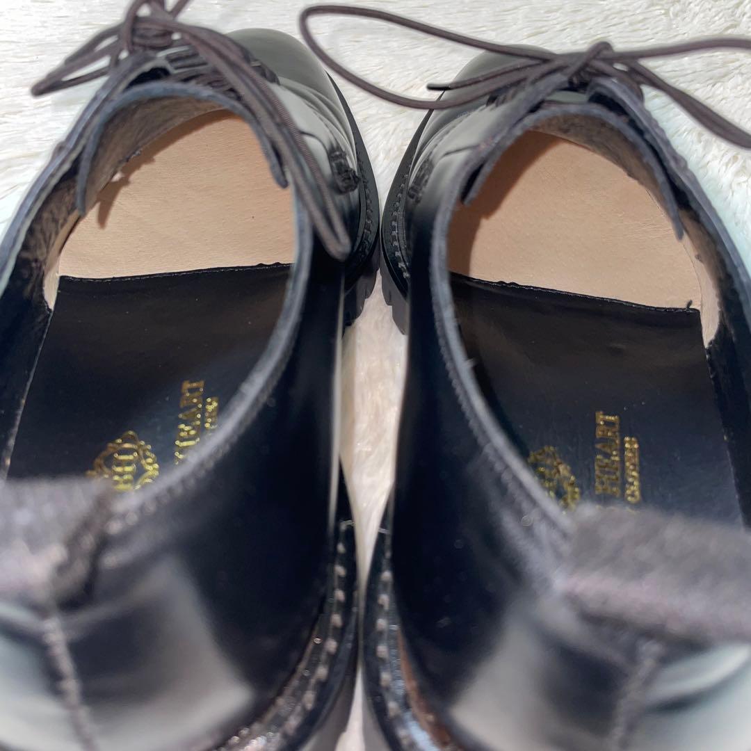 極美品✨定価2.1万　BEAMS HEART プレーントゥシューズ　本革　日本製