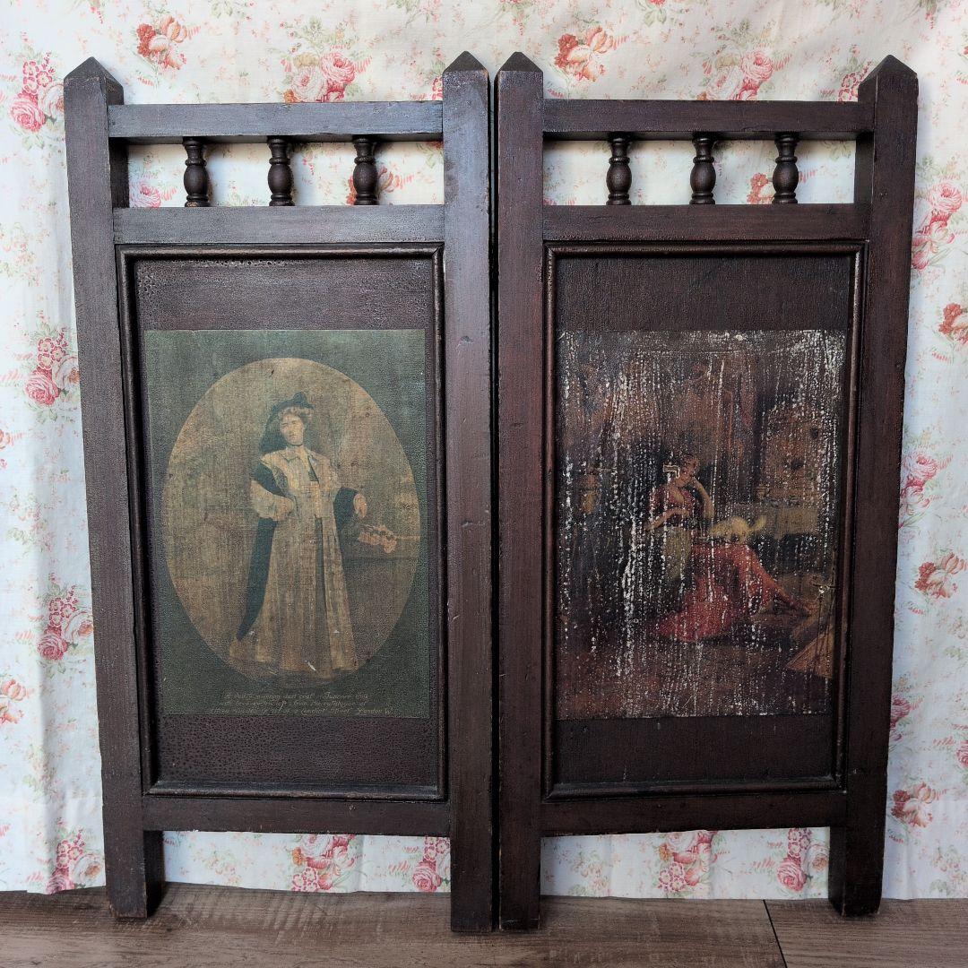 イギリス製 アンティーク 家具 オールドチャーム ネストテーブル 6058e