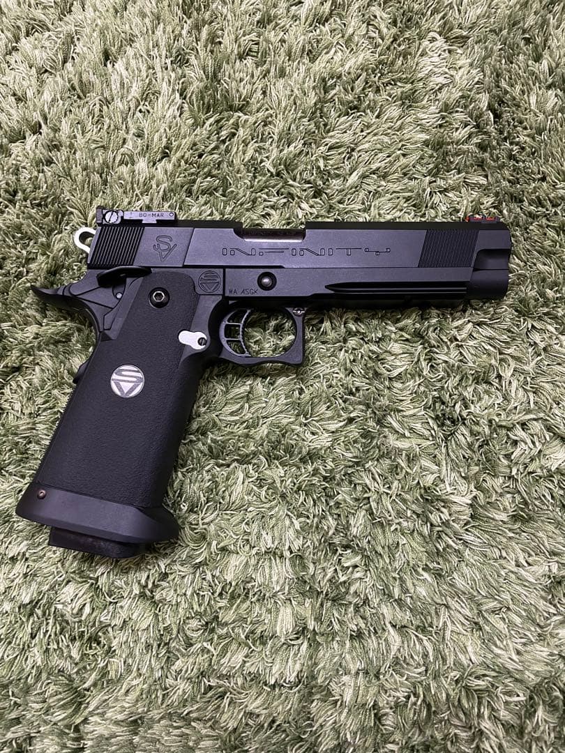 ウエスタンアームズ INFINITY ガスガン ブラック 予備マガジン1本付き