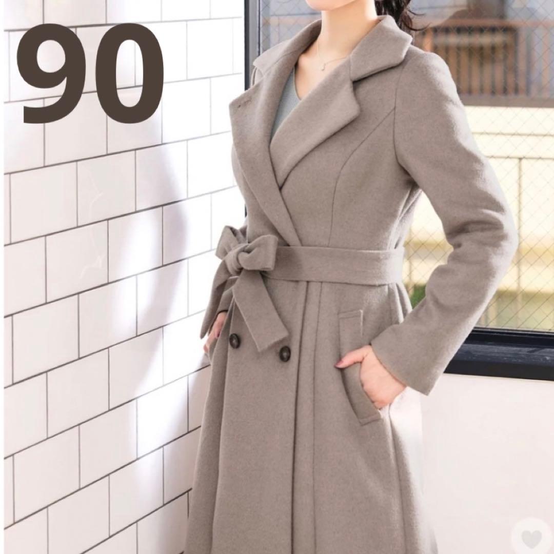 overE 理想のチェスターコート モカ 90 - ジャケット・アウター激安