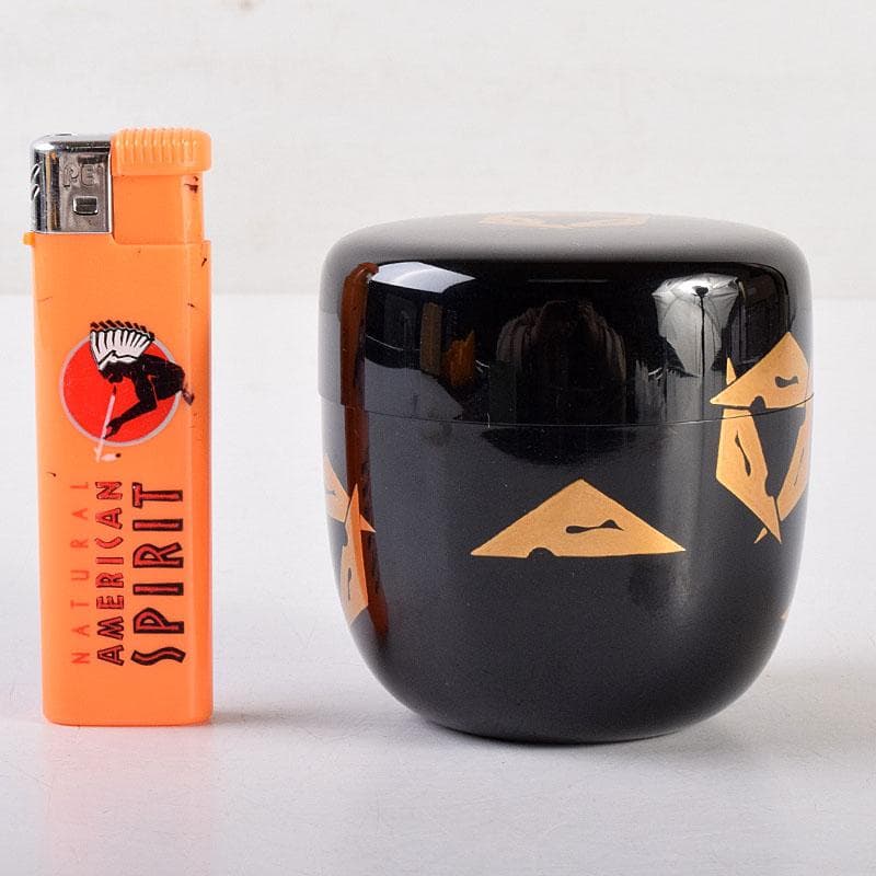 輪島塗富士に雲蒔絵大棗誠志作茶道具