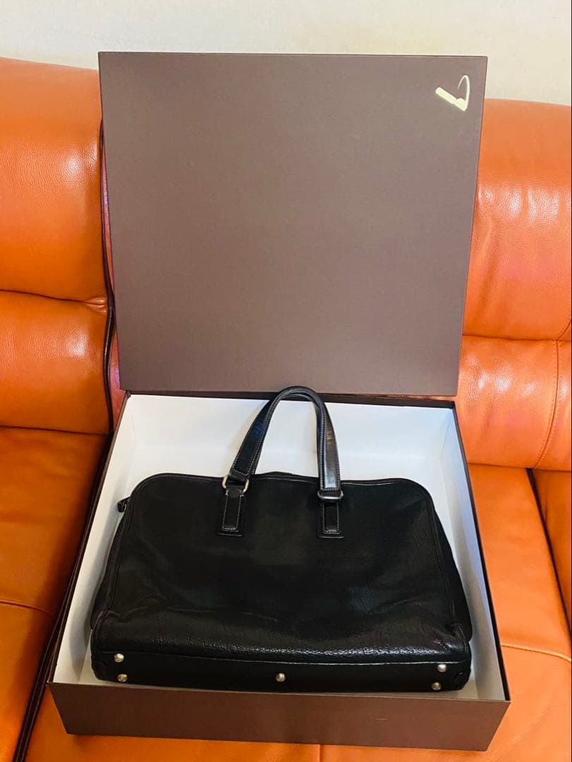 土屋鞄　レザービジネスバッグ