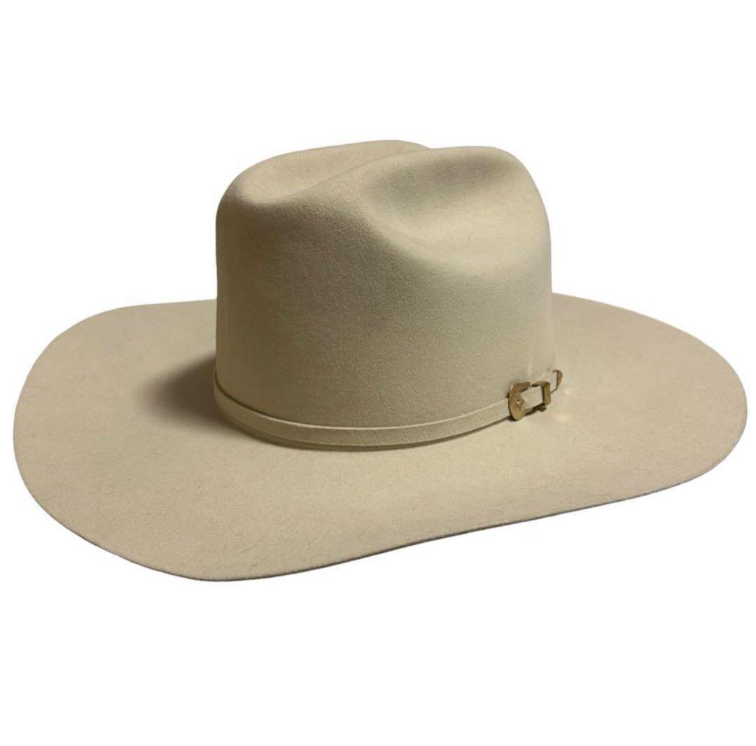 sheriffハット。baileyベイリー　ロングプリムハット　ホワイト