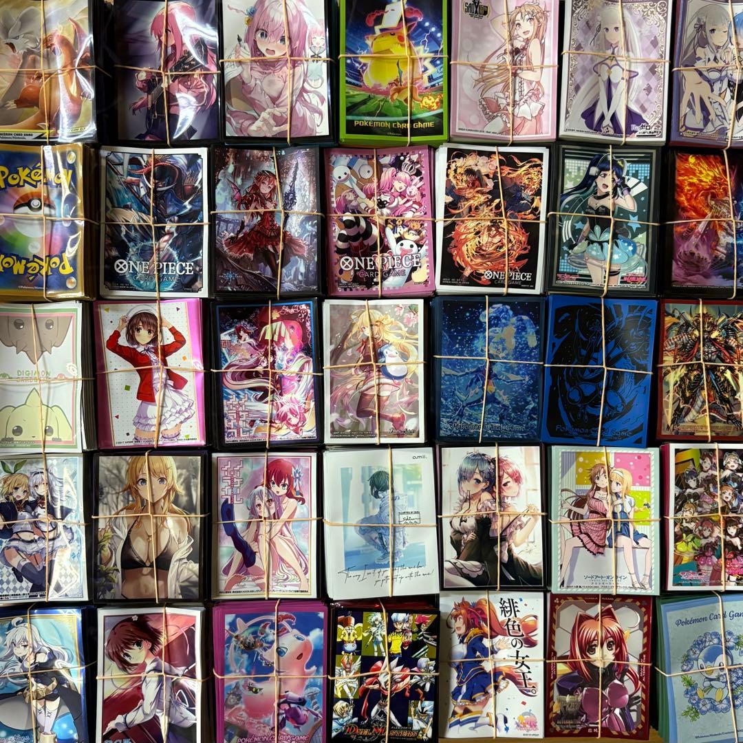 トレカスリーブ キャラスリーブのみ まとめ売り 100サイズ 約16kg