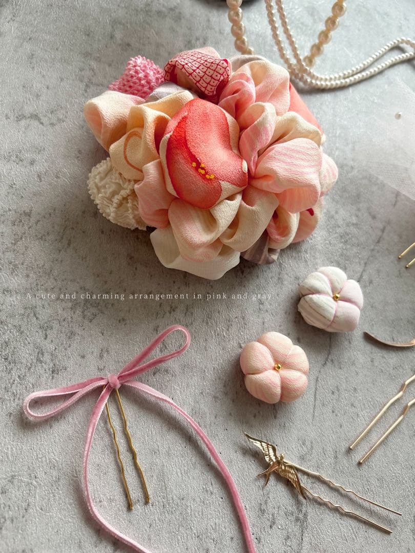 YURI様order♡ 七五三髪飾り　ヘッドドレス