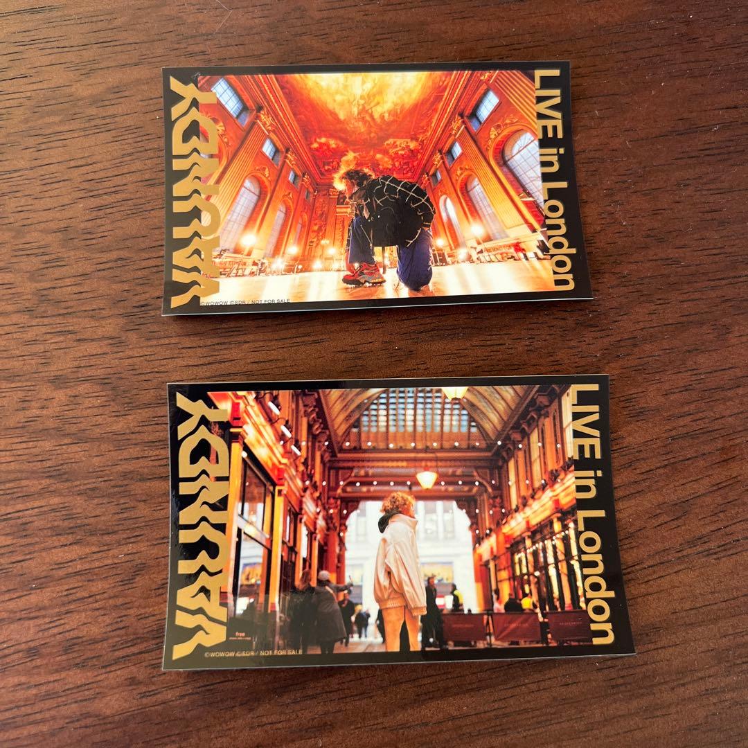 VAUNDY LIVE IN LONDON ステッカー - メルカリ