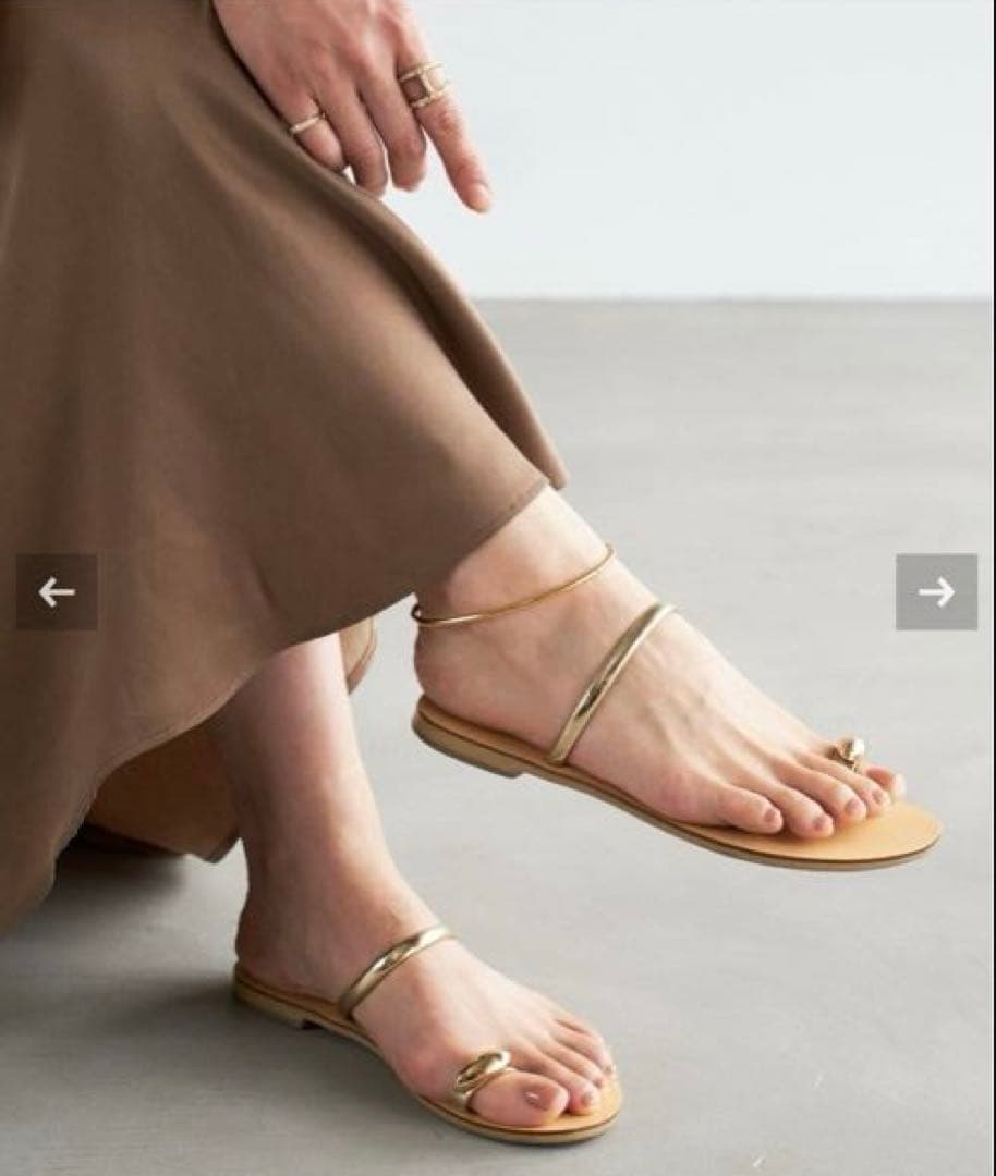 新品未使用【JENNY BIRD/ジェニーバード】 DANE ANKLET M Zeina Anklet - Gold | JENNY BIRD