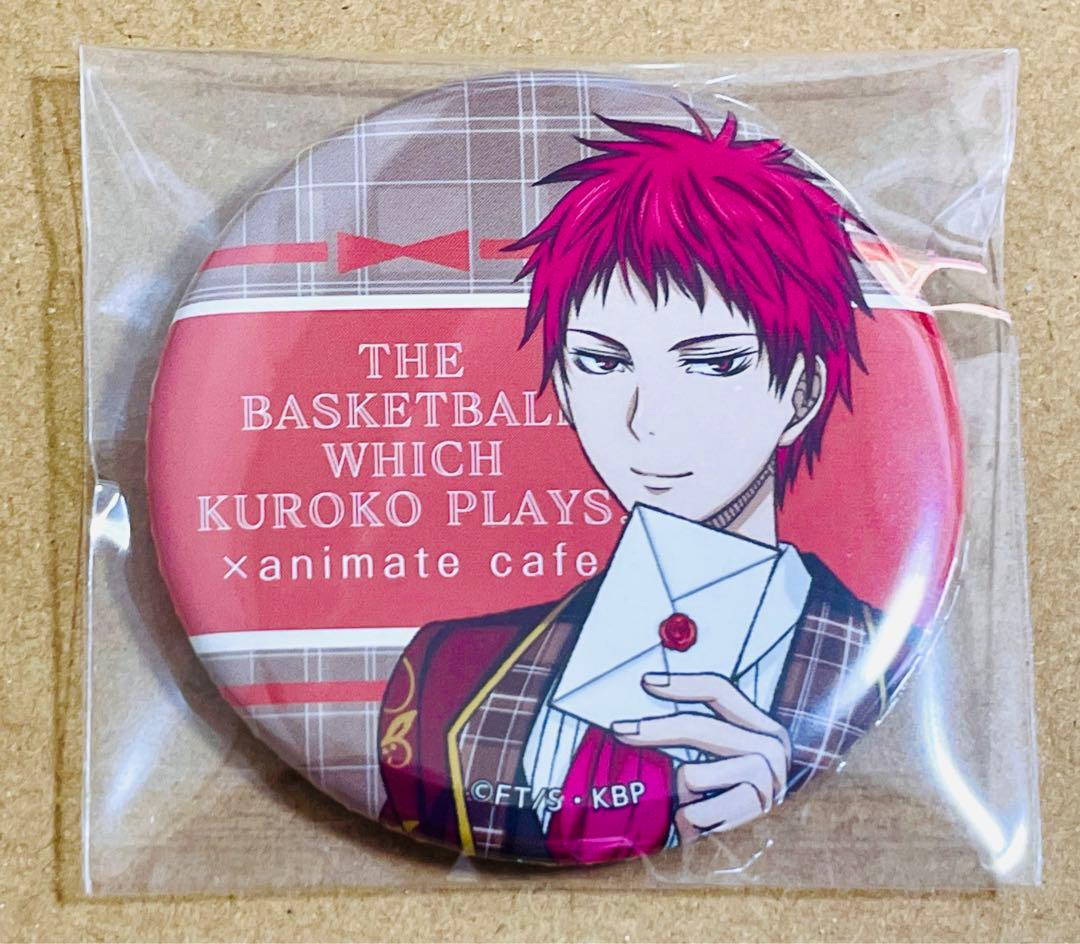 黒子のバスケ アニメイトカフェ クランチ バレンタイン 缶バッジ 赤司