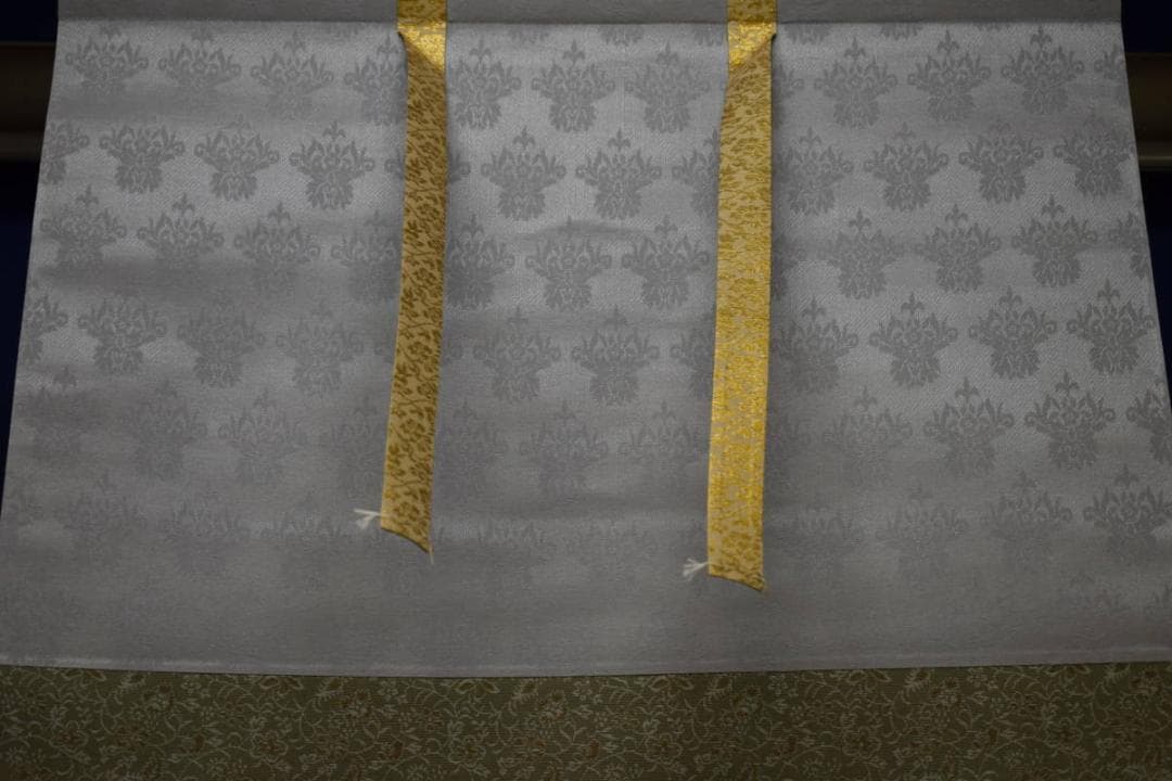 真作/田中祥堂/彩色山水図/桐共箱付/布袋屋掛軸HH-986