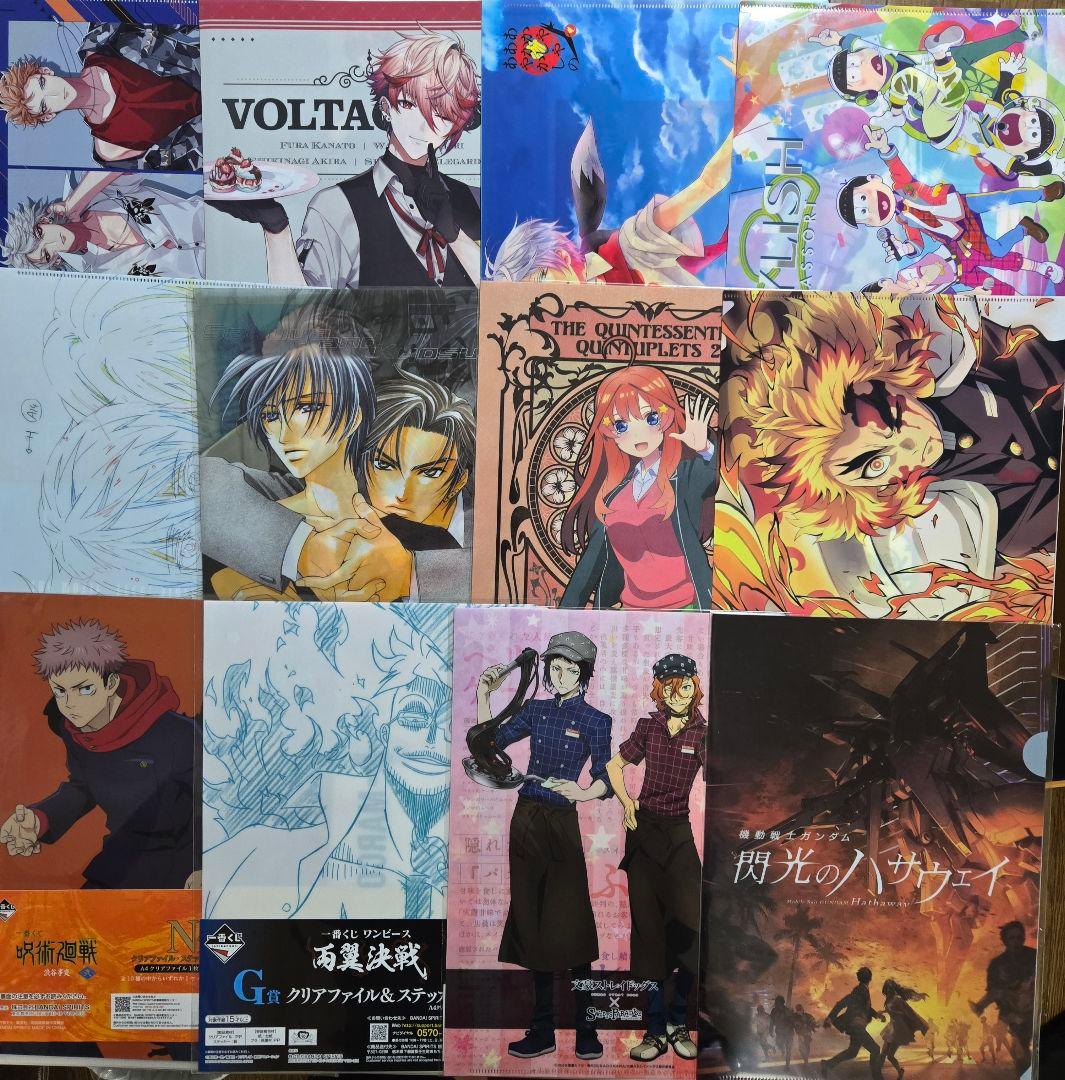 アニメグッズ キャラクターグッズ クリアファイル まとめ売り 200枚以上