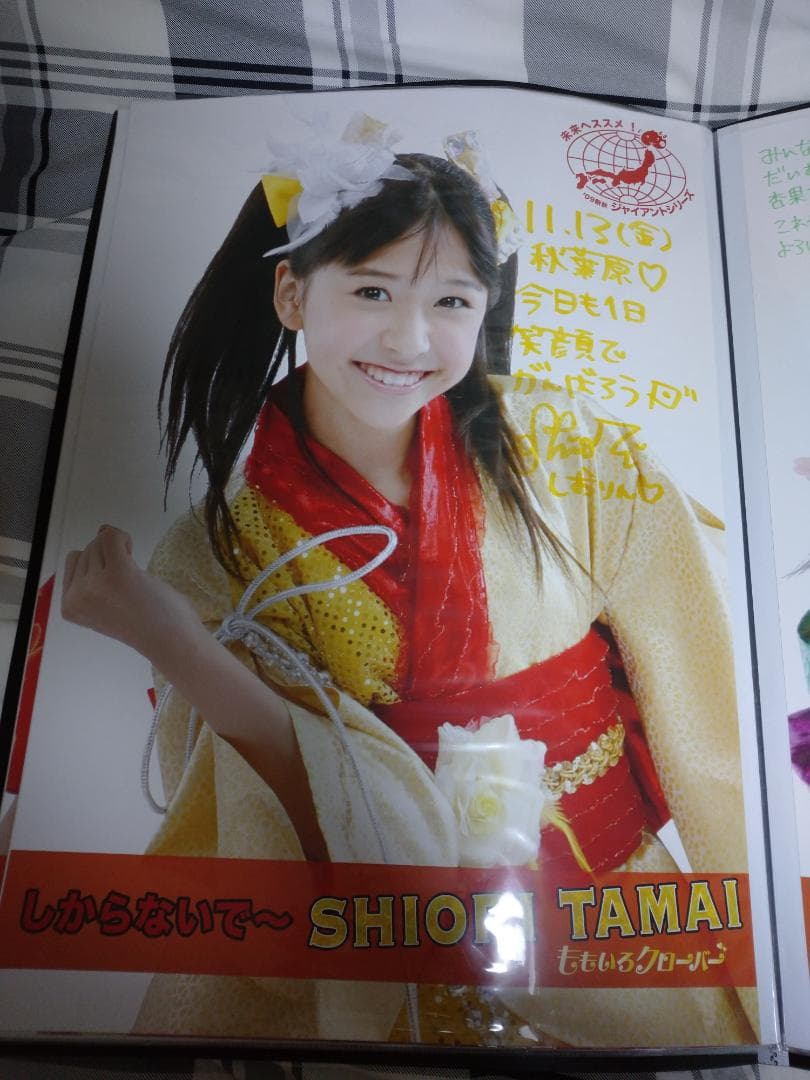 ももクロ　サイン入りポスター7枚