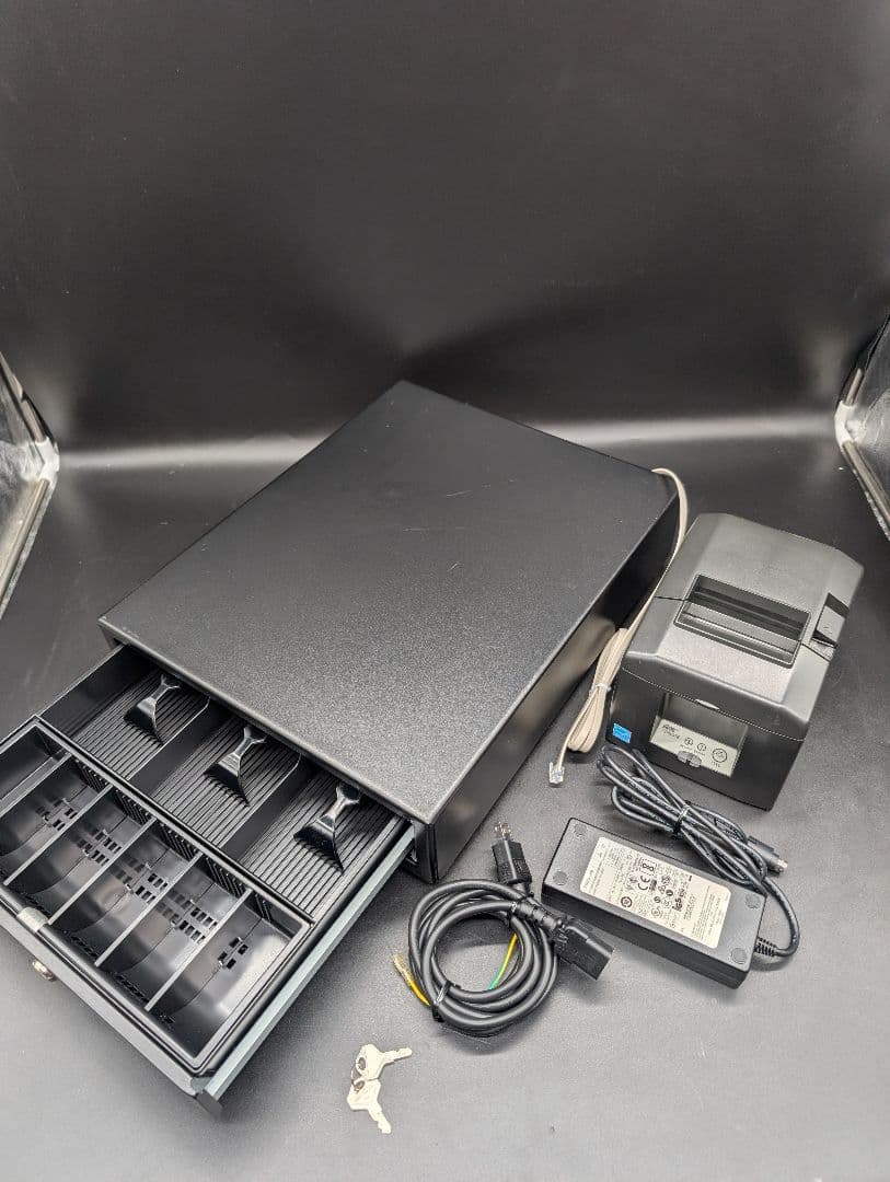 美品□スター精密 サーマルプリンター＆ドロアー□TSP650II エアレジ