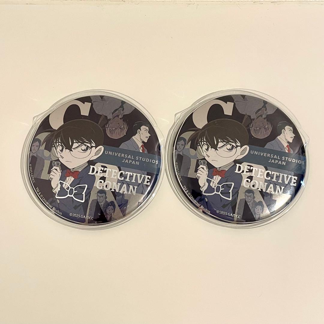 コナン缶バッジ8種セット（新品・未使用USJクールジャパン/ランダム）