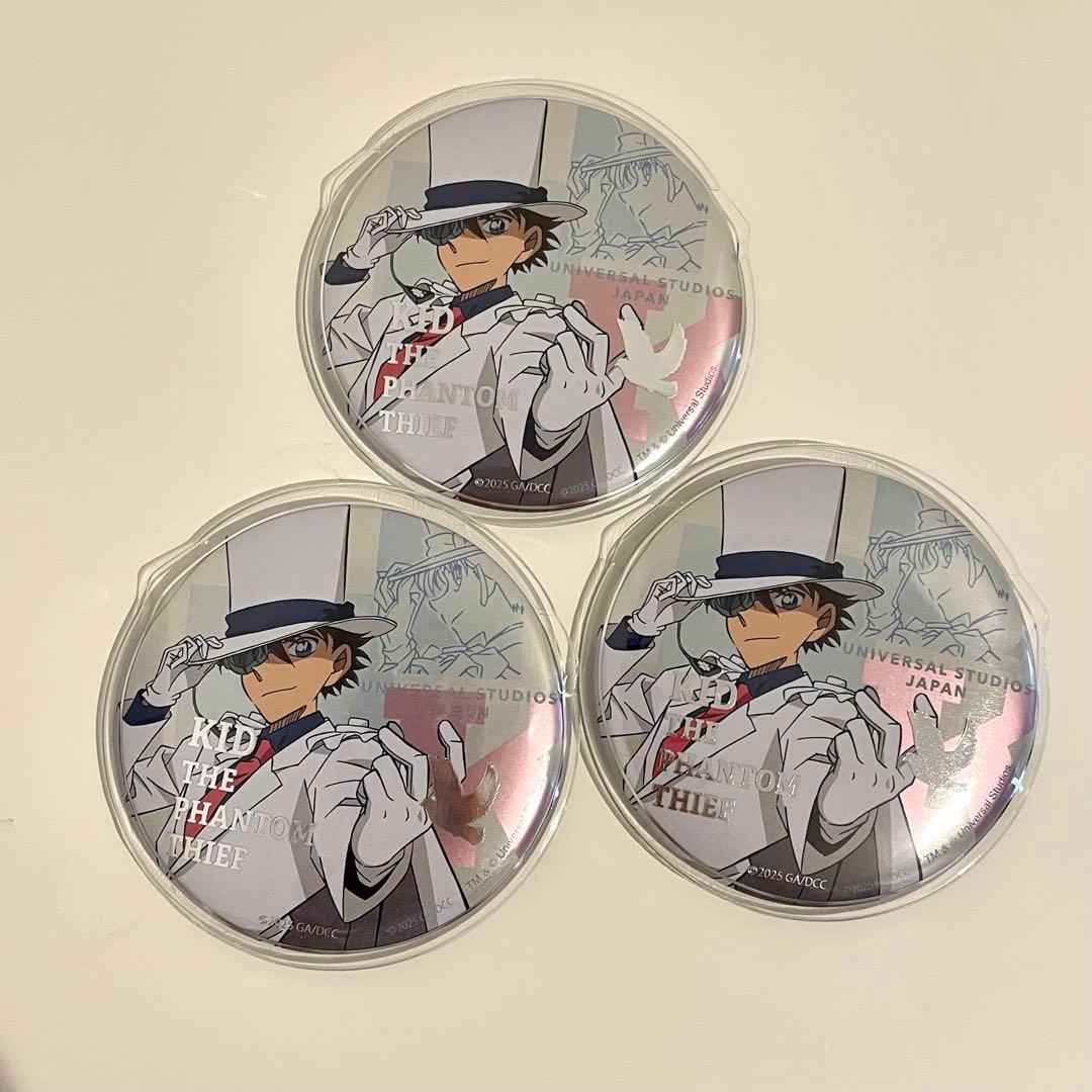 コナン缶バッジ8種セット（新品・未使用USJクールジャパン/ランダム）