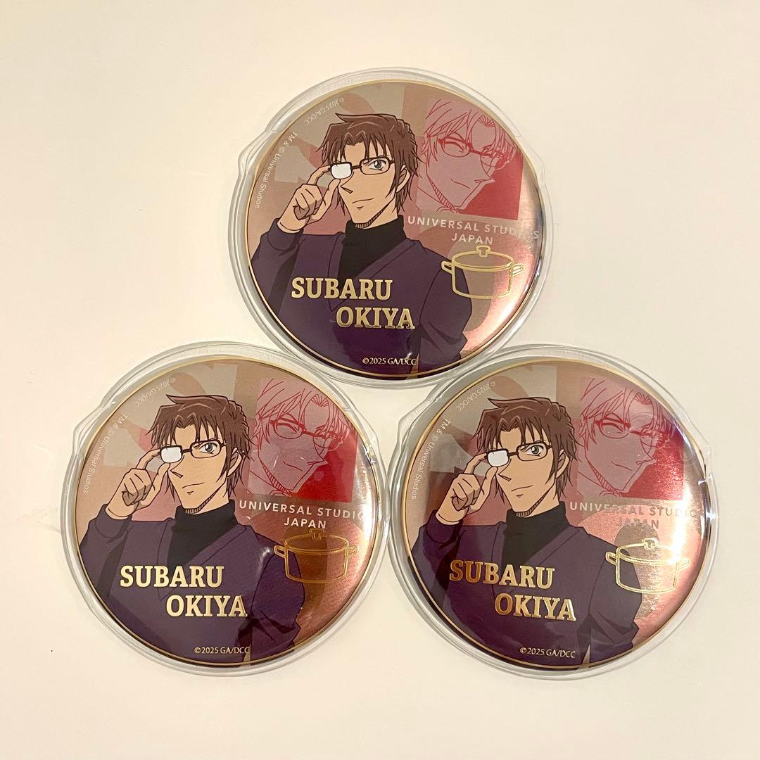 コナン缶バッジ8種セット（新品・未使用USJクールジャパン/ランダム）