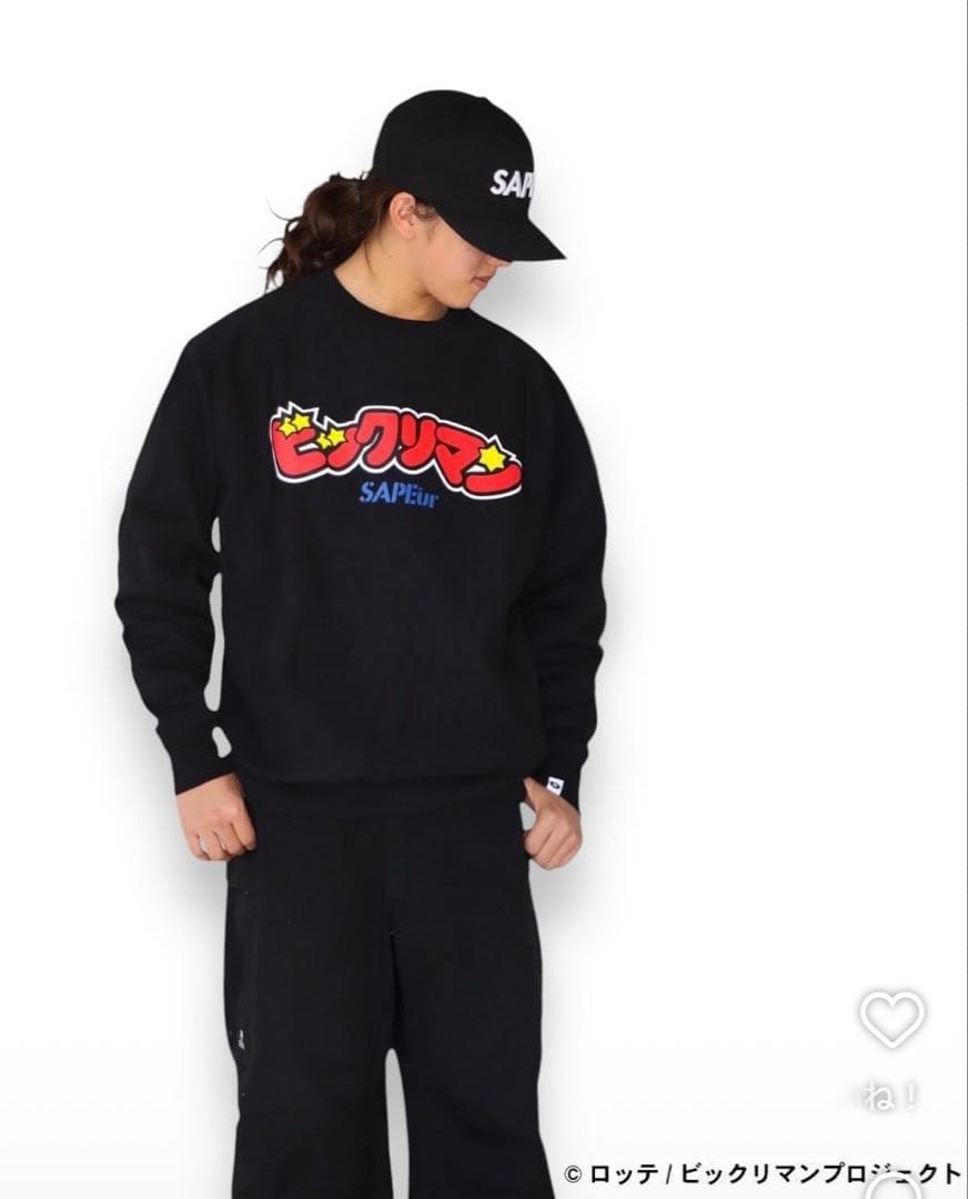 SAPEur ビックリマン スウェット、ヘッドロココパーカー　Lサイズセット