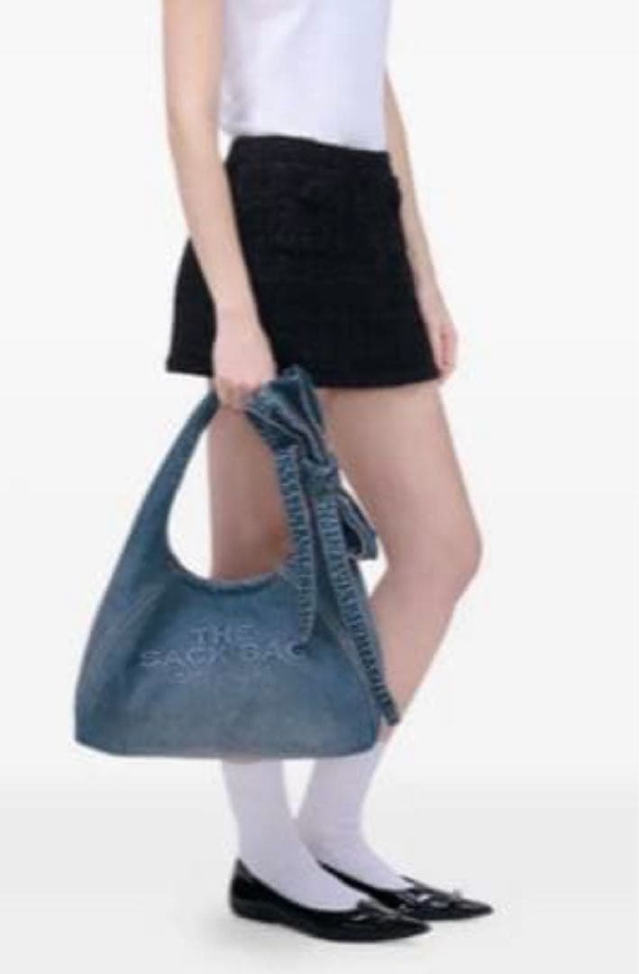 MARC JACOBS ザ　ボウ　デニム　サック　バッグ