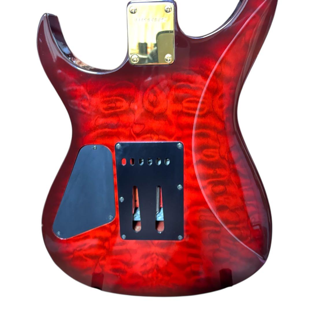 FERNANDES FGZ-400 キルトメイプル レッド エレキギター - メルカリ