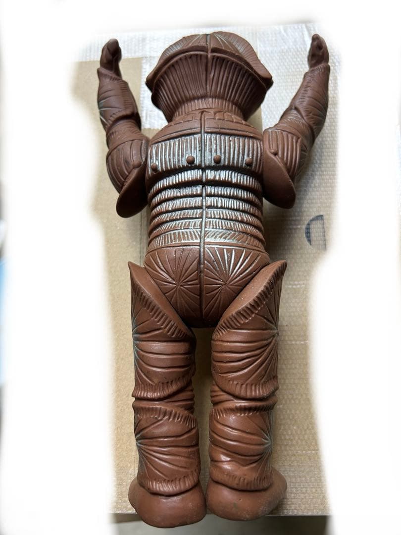 ブルマァク　ボーグ星人　当時物　ソフビ　足の底に少し割れあり