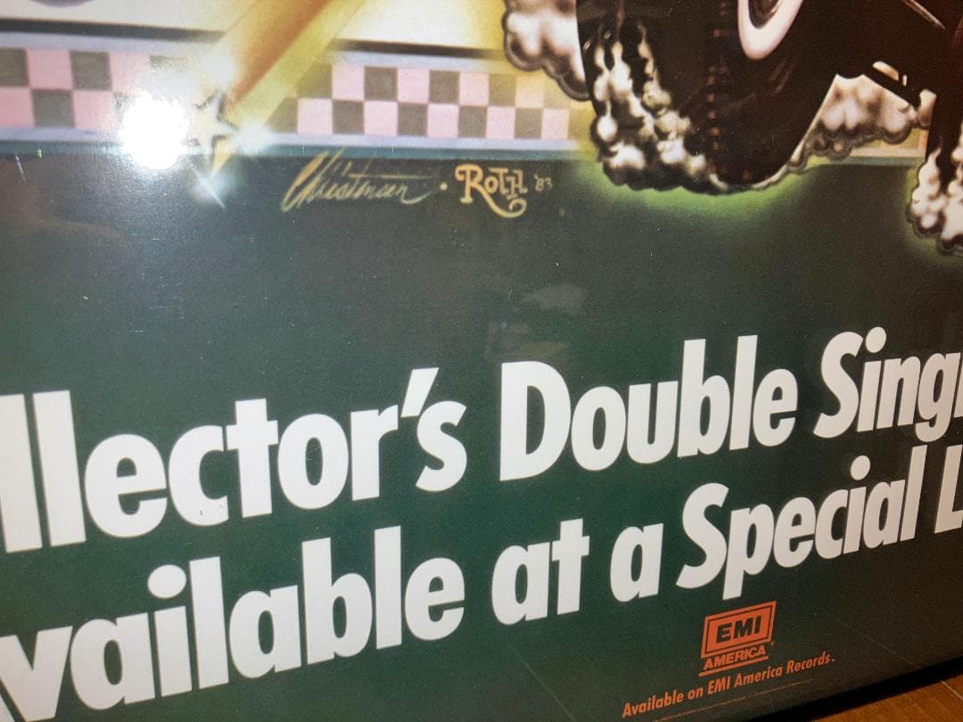 83年 エドロス デザイン！STRAYCATS ストレイキャッツ 額付