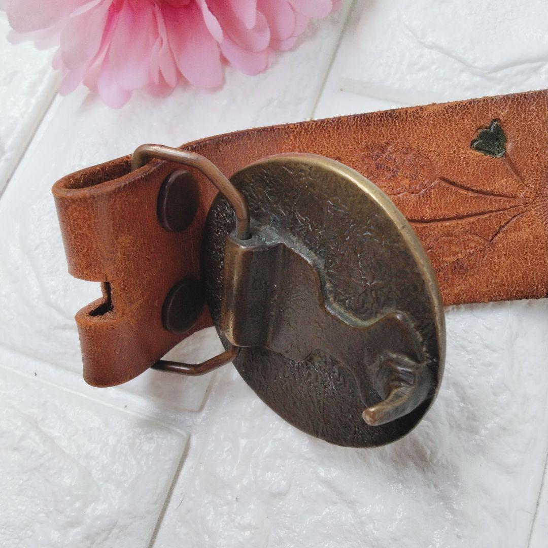 希少 ティファニー ミッキーマウス 1937 ビンテージ レザーベルト