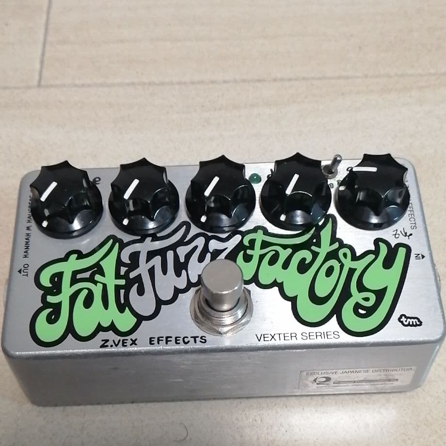 ギター Fat Fuzz Factory ZVEX Effects Fat Fuzz Factory Hand Painted Fuzz Effects Pedal