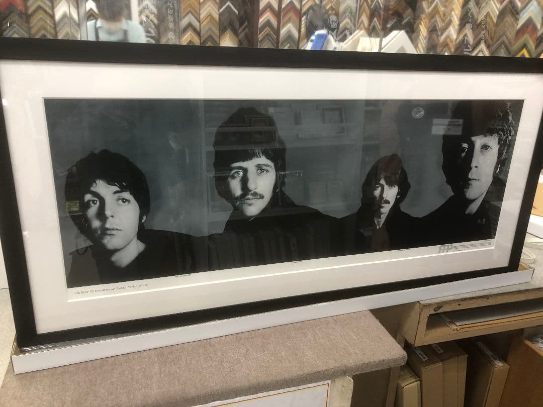 The Beatles リチャードアベドンビートルズアート豪華フレーム付
