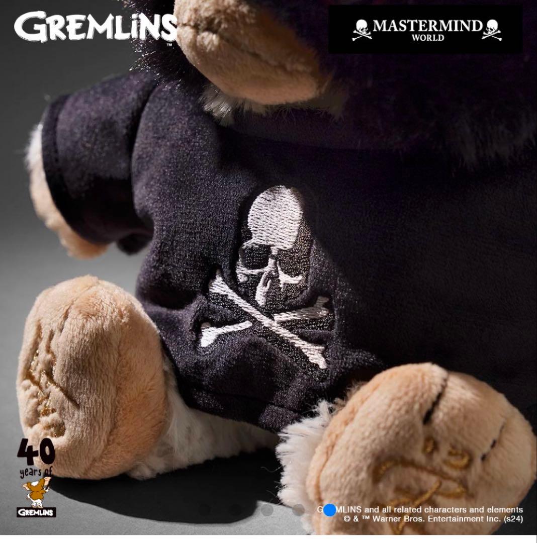 MASTERMIND WORLD✖️GREMLINSぬいぐるみ 40周年　ギズモ