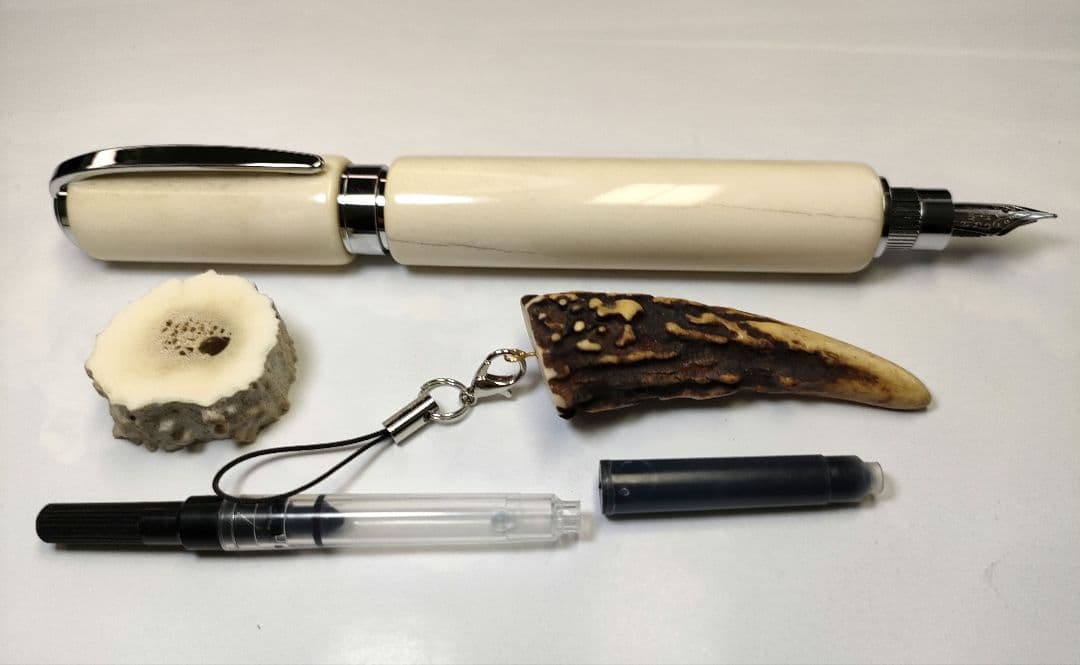 【鹿の角】グラデュエイト万年筆（極太）