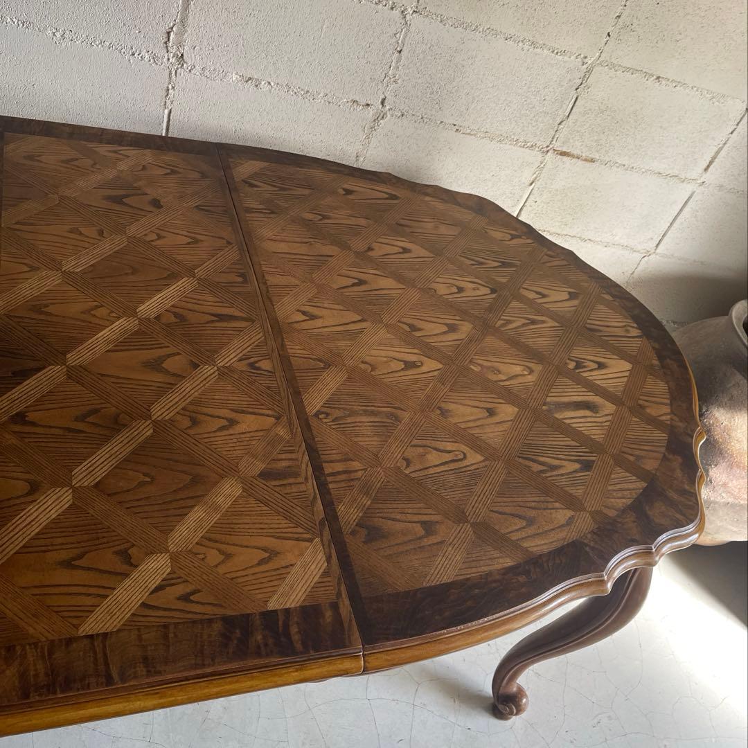 アンティーク　エクステンション ダイニングテーブル