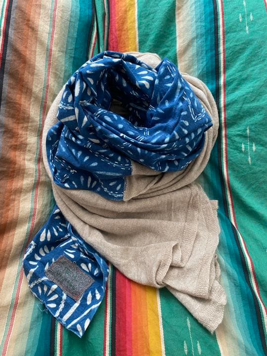 フォクスグル様　ロンハーマン ヴィンテージ ストール コットン ニット 刺し子