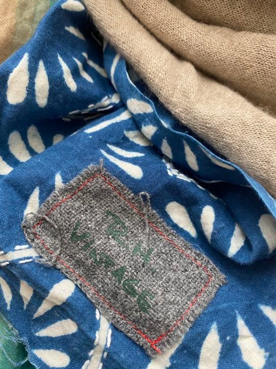 フォクスグル様　ロンハーマン ヴィンテージ ストール コットン ニット 刺し子